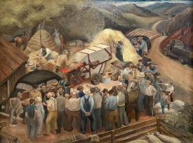 The New Trailer Thresher by Franklin Boggs