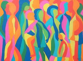 Child in a Crowd by Carl Holty
