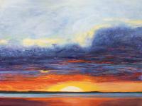 Red Sky at Night - Sailors Delight by Mary Ellen Sisulak