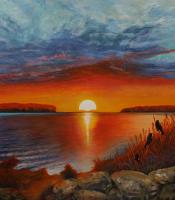 Sun Kissed Sunset by Mary Ellen Sisulak