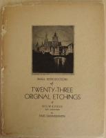 Small Reproductions of Twenty-Three Original Etchings of Milwaukee (and Elsewhere) by Paul Hammersmith by Paul Hammersmith
